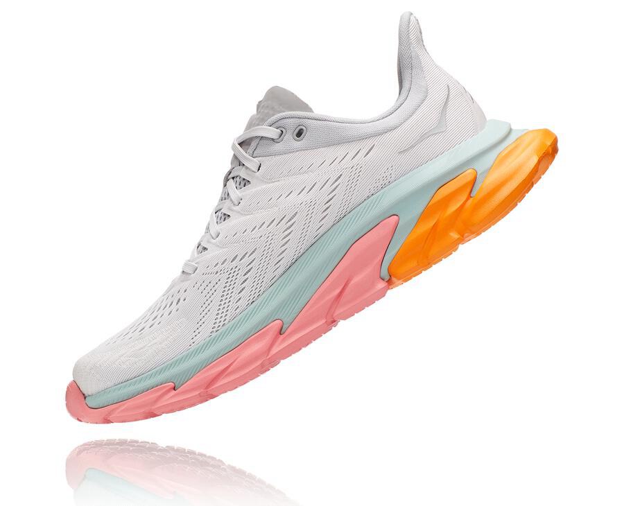 Hoka One One Hardloopschoenen Heren - Clifton Edge - Wit - LY5819403